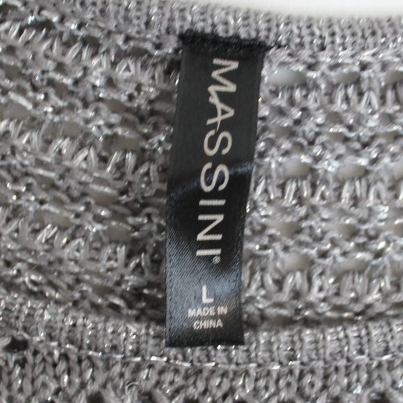 Massini Open-Weave Metallic Sweater - Picture 5 of 5